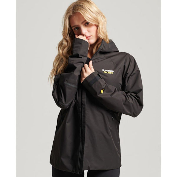 Superdry Jacka Waterproof Svart XS Kvinna