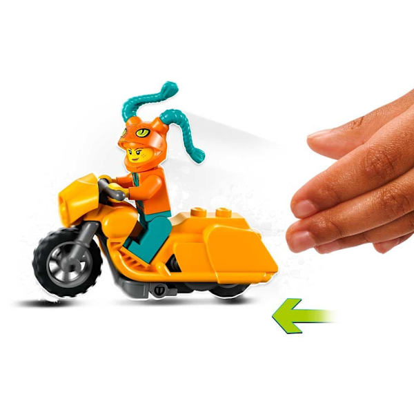 Lego Akrobatisk Spår Med Dubbel Curl Flerfärgad