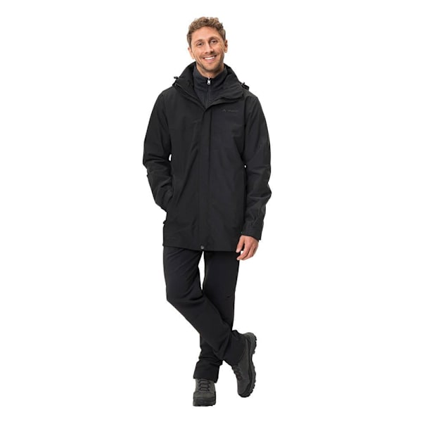 Vaude Jakke Idris 3 In 1 Iii Sort XL Mand