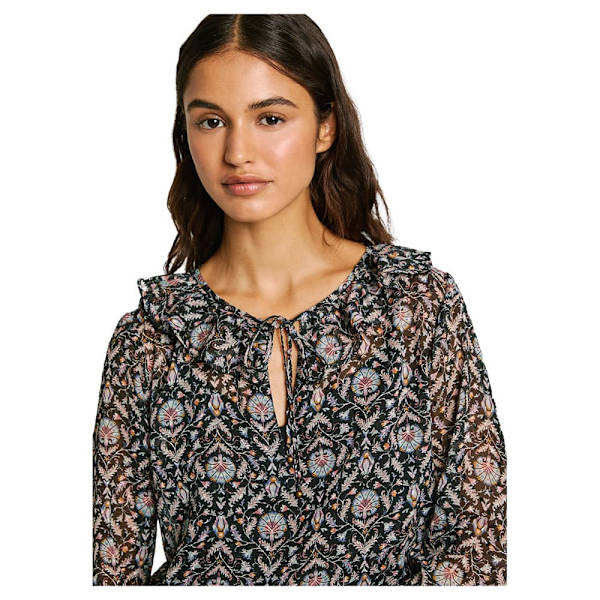Pepe Jeans Peggy Blus Med Lång ärm Svart M Kvinna