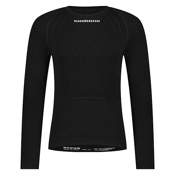 Shimano Vertex Langærmet Baselayer Sort S-M Mand