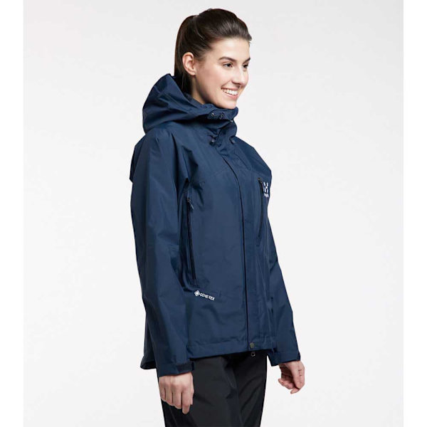 Haglofs Jacka Astral Goretex Blå XS Kvinna