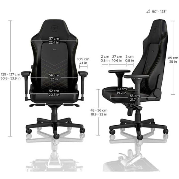 Noblechairs Spelstol I Läder Hero Pu