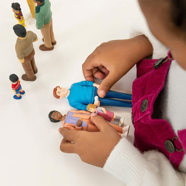 Miniland Siffror För Etnisk Mångfald Flerfärgad