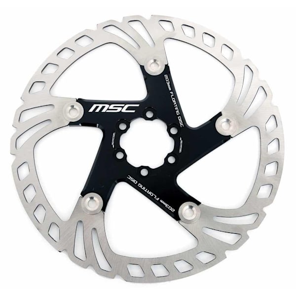 Msc Floating Rotor Al 7075 Jarrulevy Hopeinen 180 mm