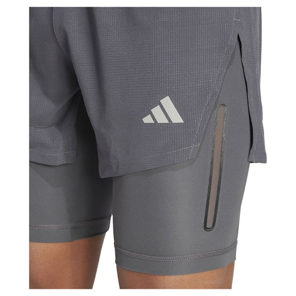 Adidas Shorts Heat.rdy Hiit Elevated 2 In 1 Grå 2XL Man