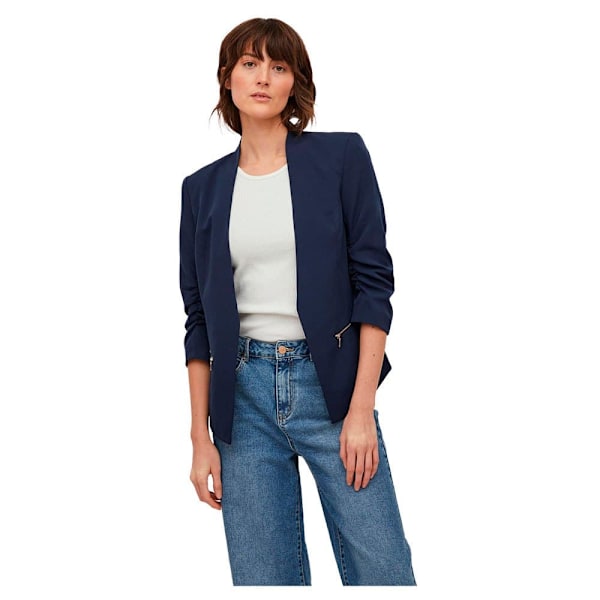 Vila Blazer Vijoy 3/4 Blå 34 Kvinde