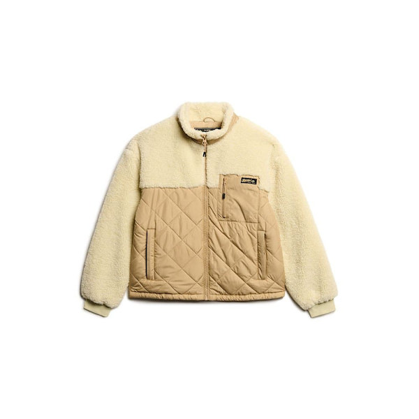 Superdry Workwear Fleece Hybrid Takki Beige XL Nainen