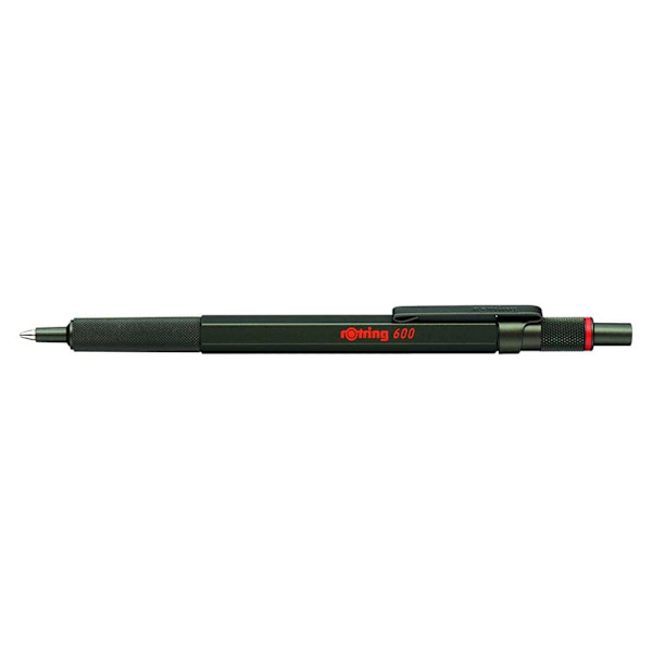 Rotring 600 Ballpoint Metallic Sort