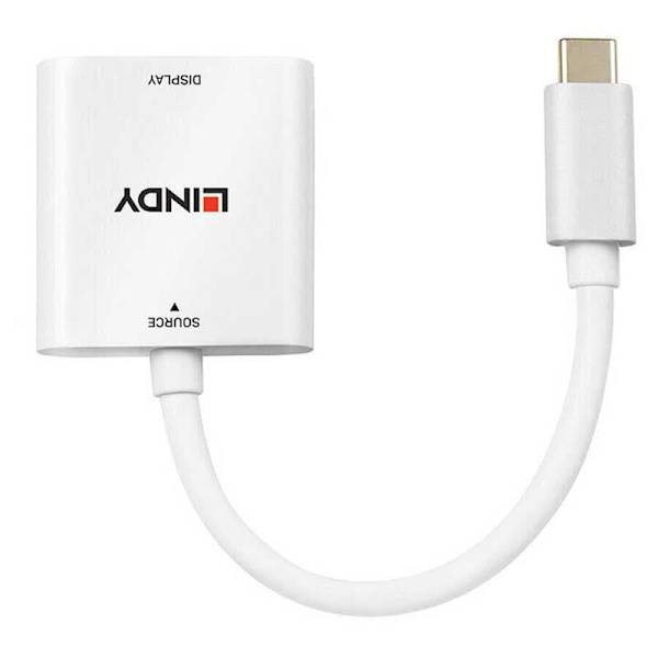Lindy Till Hdmi-kabel Usb C Durchsichtig