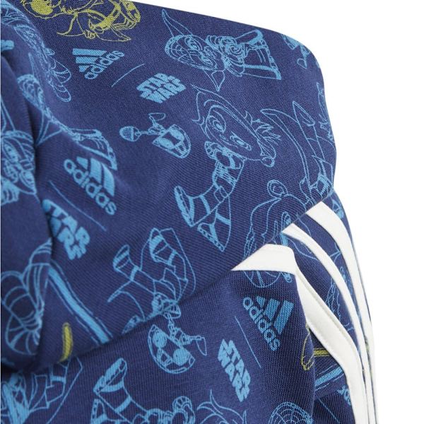 Adidas Star Wars Sweatshirt Med Dragkedja Blå 24 Months-3 Years Pojke
