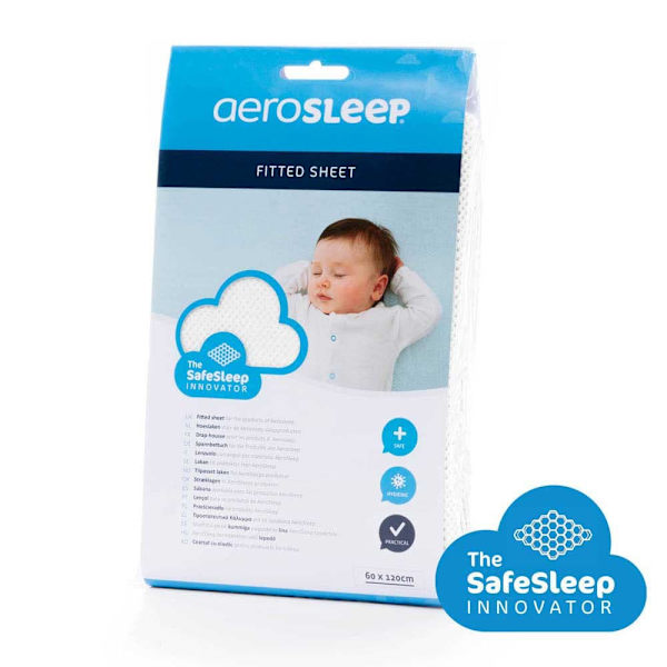 Aerosleep Mattress Fitted Sheet Vit 30 x 73 cm