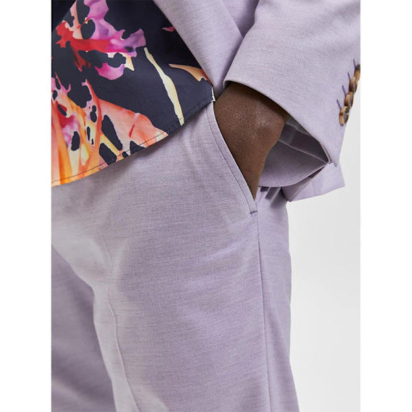 Selected Slim-mylologan Kostymbyxor Lila 54 Man