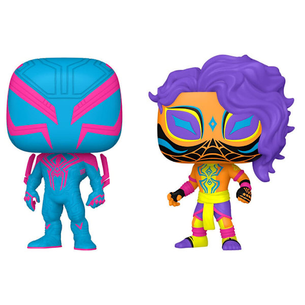 Funko Pop Spider-man-spider-man 2099 Och Spider-man Indien Exklusiv