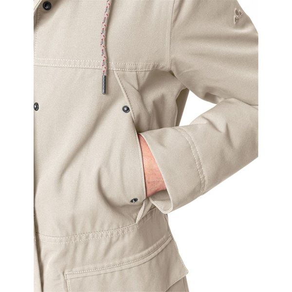 Vaude Parka Manukau Ii Beige 36 Kvinde