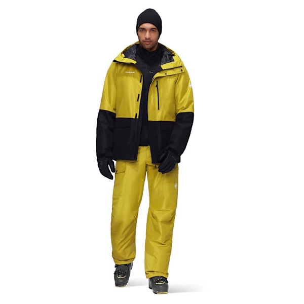 Mammut Fall Line Hardshell Thermo Jakke Gul M Mand