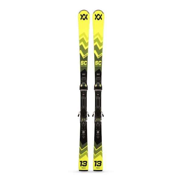 Volkl Racetiger Sc Yellow+vmotion11 Gw Alpint Skidpaket Gul 153