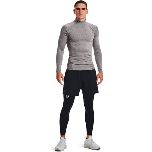 Under Armour Pitkähihainen T-paita Coldgear Armour Comp Mock Harmaa S / Regular Mies