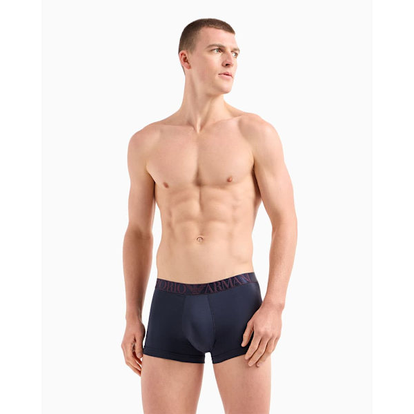 Emporio Armani 111357-4f726 Boxerit 3 Yksiköt Sininen S Mies