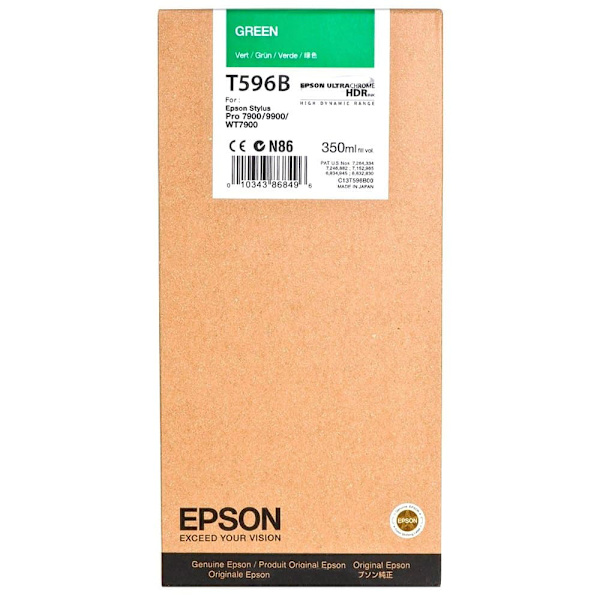 Epson Bläckpatron T 596 350ml T 596b Grönt