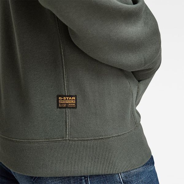 G-star Sweatshirt Med Fuld Lynlås Premium Core Grå M Mand