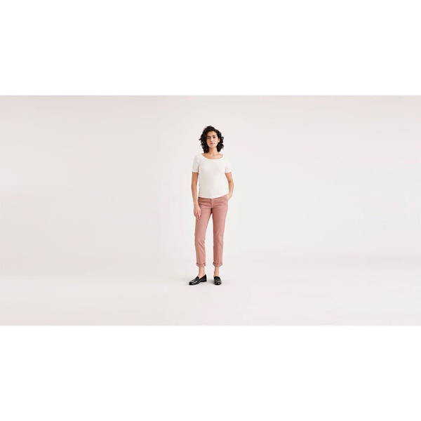 Dockers Weekend Slim Ankle Chinobyxor Rosa 28 / L Kvinna