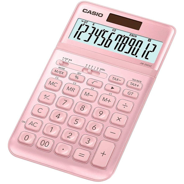 Casio Lommeregner Jw-200sc-pk Rosa