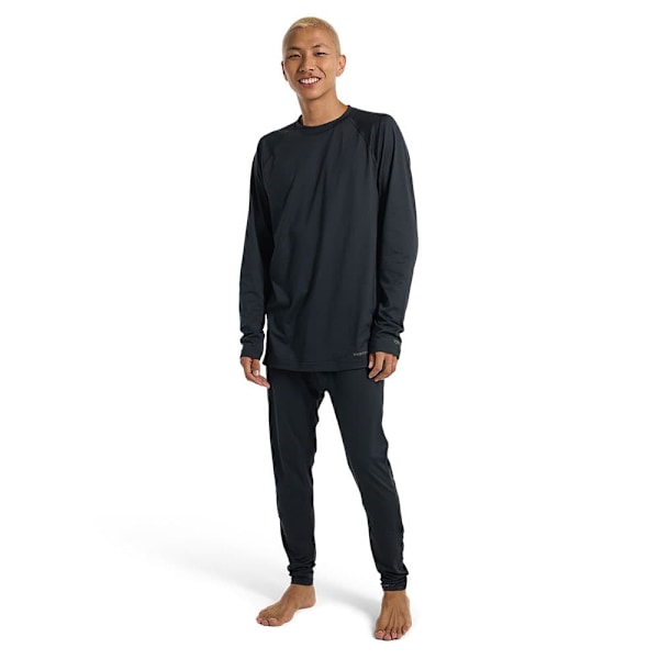 Burton Midweight Langærmet Baselayer Sort M Mand