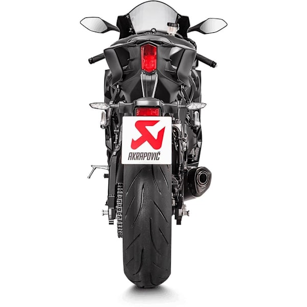 Akrapovic Äänenvaimennin Slip On Line Titanium Yzf-r6 10-18 Ref:s-y6so9-asz Musta,Hopeinen