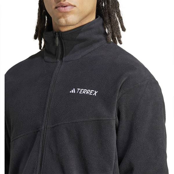 Adidas Terrex Multi Fleecejakke Med Fuld Lynlås Sort M Mand
