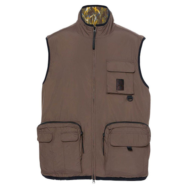 Timberland Reversible Utility Aop Väst Brun 3XL Man