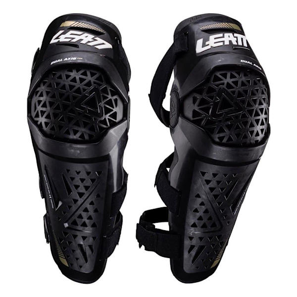 Leatt Dual Axis Pro Knæbeskyttere/skinnebeskyttere Sort S-M