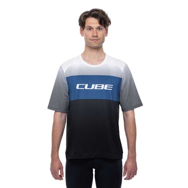 Cube Kortærmet Enduro Trøje Teamline Cmpt  L Mand