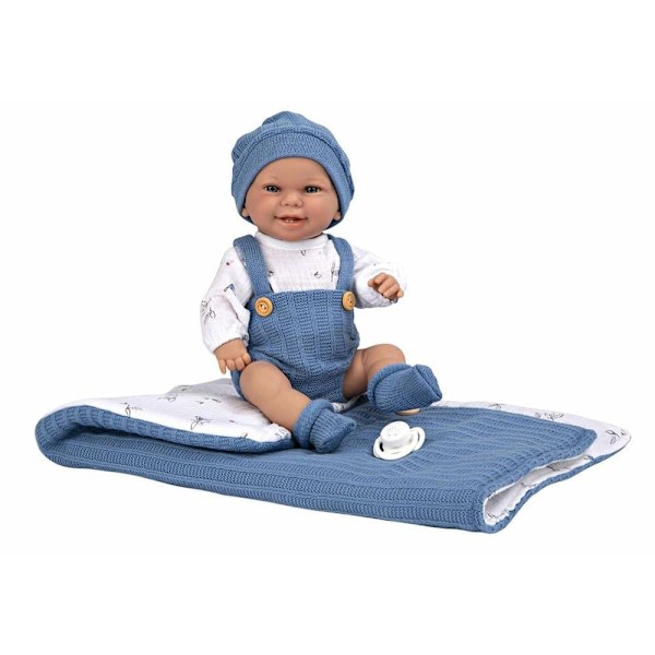 MuÑecas Arias Elegance Vauvanukke Jossa On Vinyylikroppa Ja Makuupussi Vauvalle 33 Cm