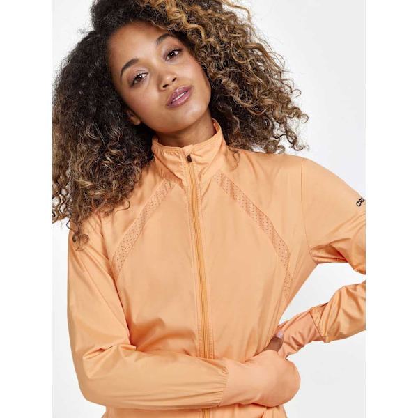 Craft Jacka Adv Essence Wind Orange XS Kvinna