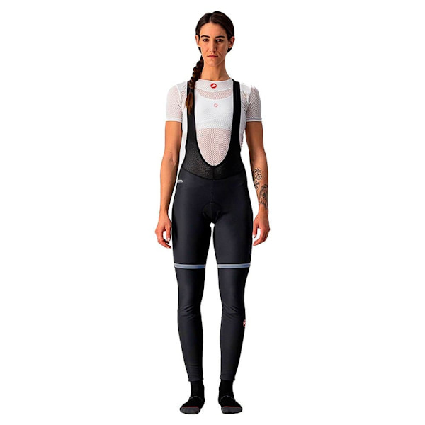 Castelli Trägerhose Strumpfhose Polare Sort L Kvinde