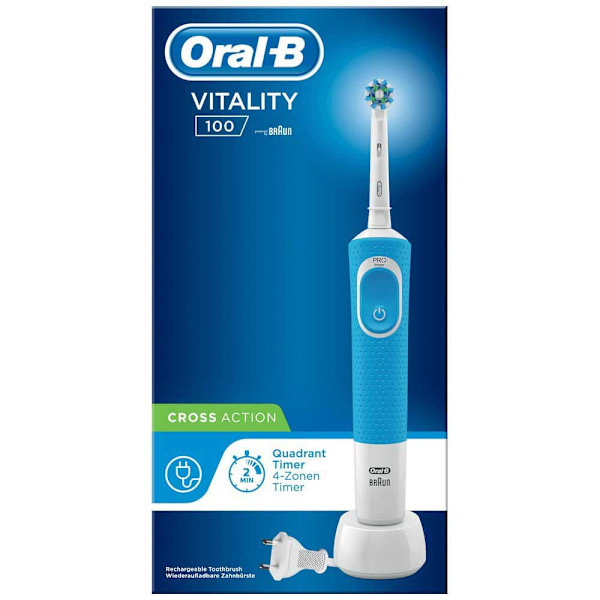 Braun Vitality 100 Cross Action Sininen