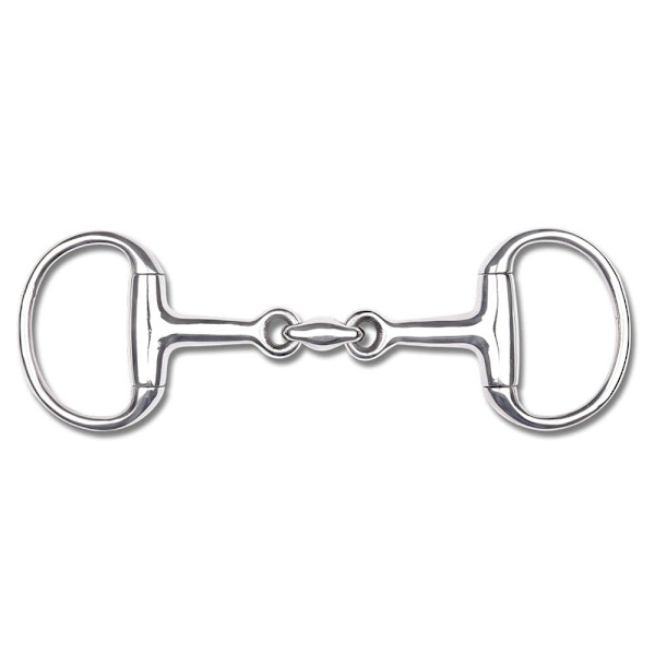 Waldhausen Double Broken Ss Solid Eggbutt 6 Cm 13 Mm Bitti Hopeinen 10.5 cm