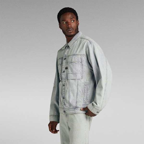 G-star D24332-d536 Denimjakke Grå XL Mand