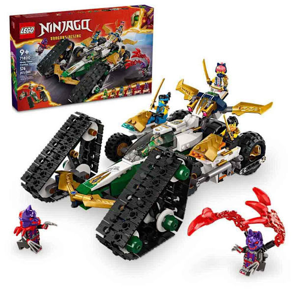 Lego Ninja Team Combined Vehicle Rakennuspeli