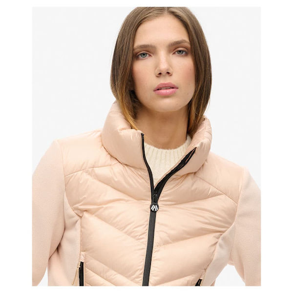 Superdry Storm Fleece Jacka Beige M Kvinna