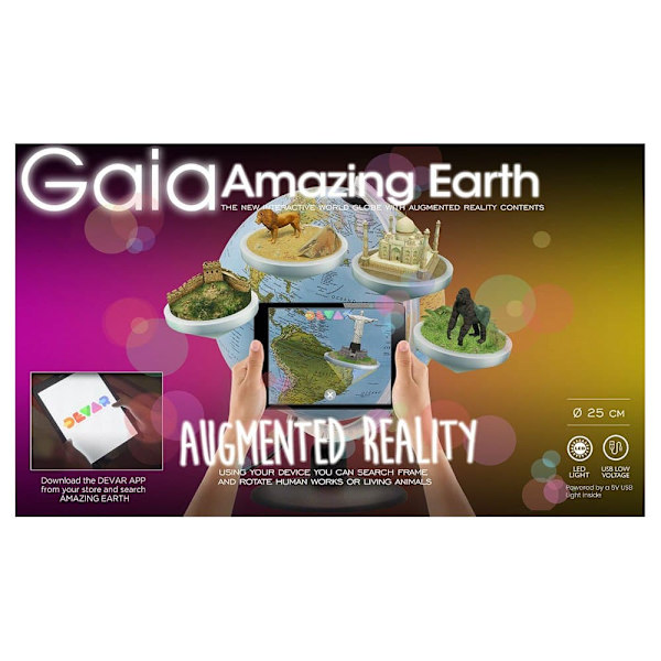 Tecnodidattica Sfär Gaia 25 Cm Guld