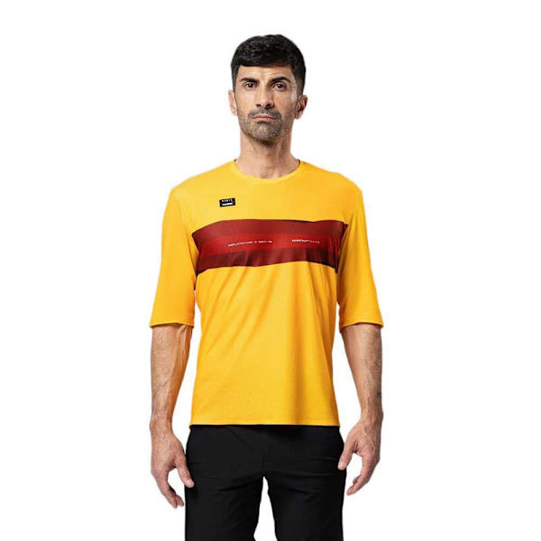 Gobik Kortärmad T-shirt Volt Gul S Man