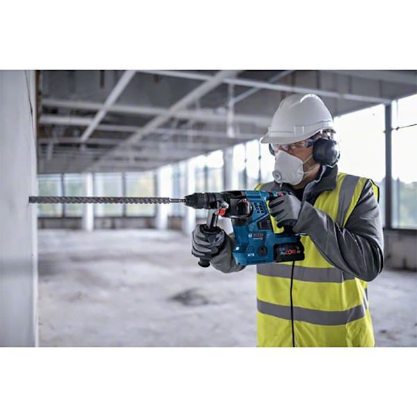 Bosch Professional Batteri Hammare Gbh 18v 28cf 2x8.0pc Gal 1880 Gde18v L-boxx Silver
