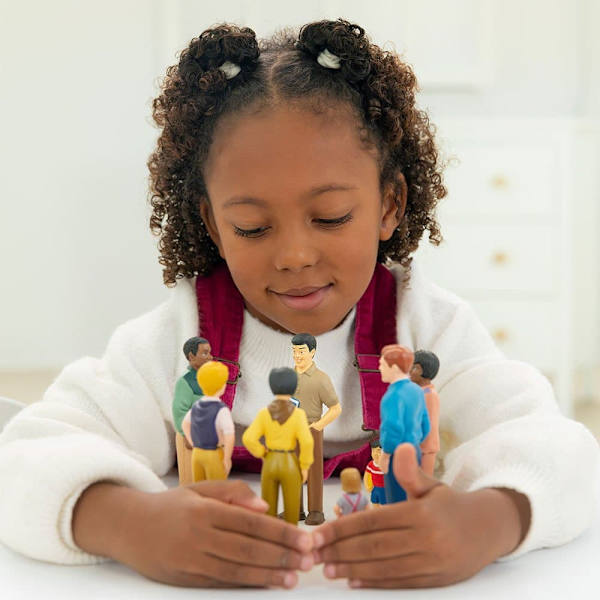 Miniland Siffror För Etnisk Mångfald Flerfärgad