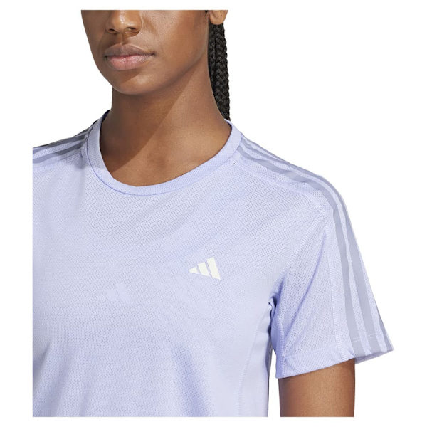 Adidas Own The Run 3 Stripes Lyhythihainen T-paita  M Nainen