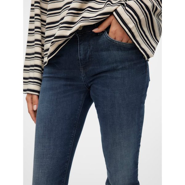 Vero Moda Lux Slim Ri392 Jeans Blå S / 32 Kvinde