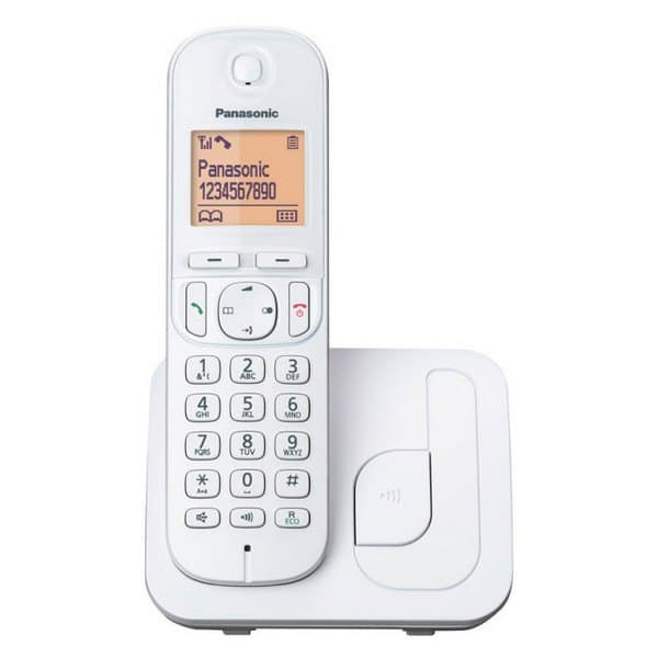 Panasonic Trådlös Fast Telefon Dect Lcd 1.6´´ Vit