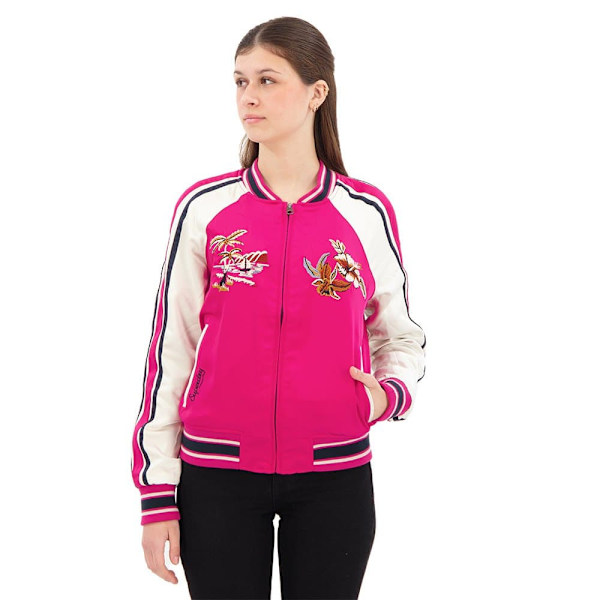 Superdry Bomberjacka Suikajan Embroidered Rosa L Kvinna