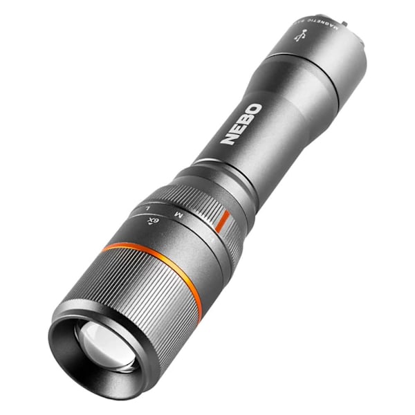 Nebo Tools Lommelygte Davinci™ 1000 Grå 1000 Lumens Rustfrit stål